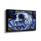 Cat Playing with a Ball, 1945-1950 - Floater Framed Canvas Print