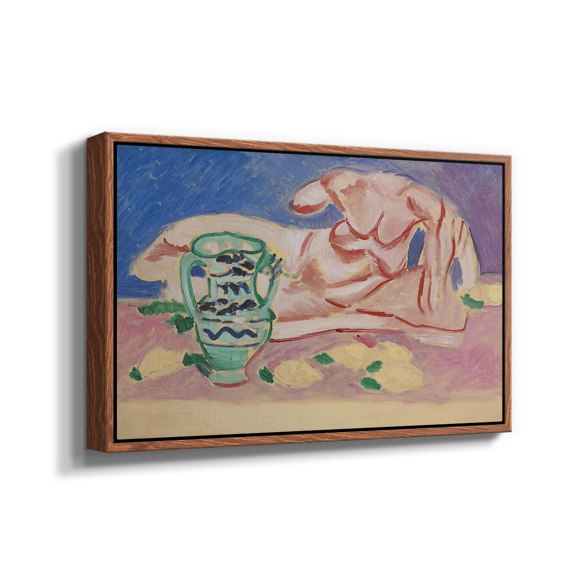 Ilyssus from the Parthenon, 1908 - Floater Framed Canvas Print