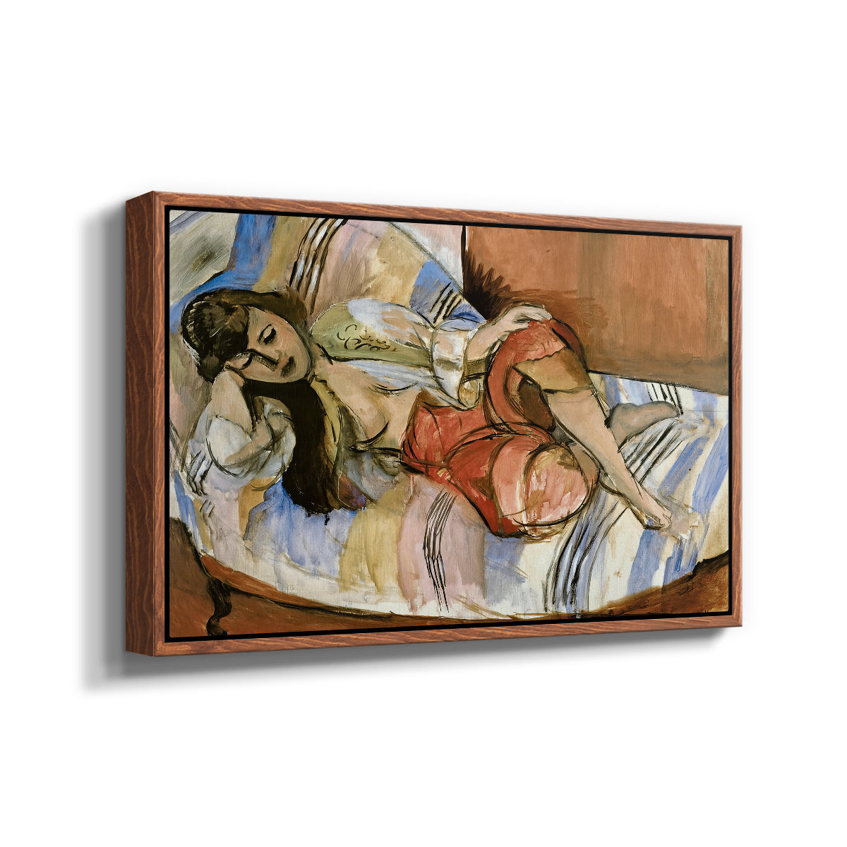 Odalisque, 1923 - Floater Framed Canvas Print