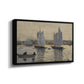 Two Schooners, Gloucester, c. 1880 - Floater Framed Canvas Print