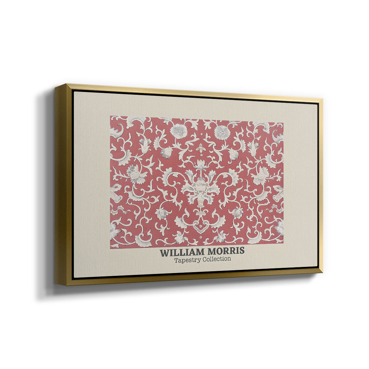 Examples of Chinese Ornament, Pl. XCV (Morris Inspired), 1867 - Floater Framed Canvas Print