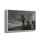 The Signal of Distress, c. 1896 - Floater Framed Canvas Print