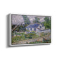 Houses in Auvers, 1890 - Floater Framed Canvas Print