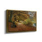 A Wooded Path in Autumn, 1902 - Floater Framed Canvas Print