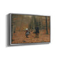 The Woodman and his Children, 1886 - Floater Framed Canvas Print