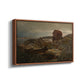 A Fisherman's Home, Lillesand, 1858 - Floater Framed Canvas Print