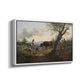 Shepherd with Billy Goat, c. 1830 - Floater Framed Canvas Print