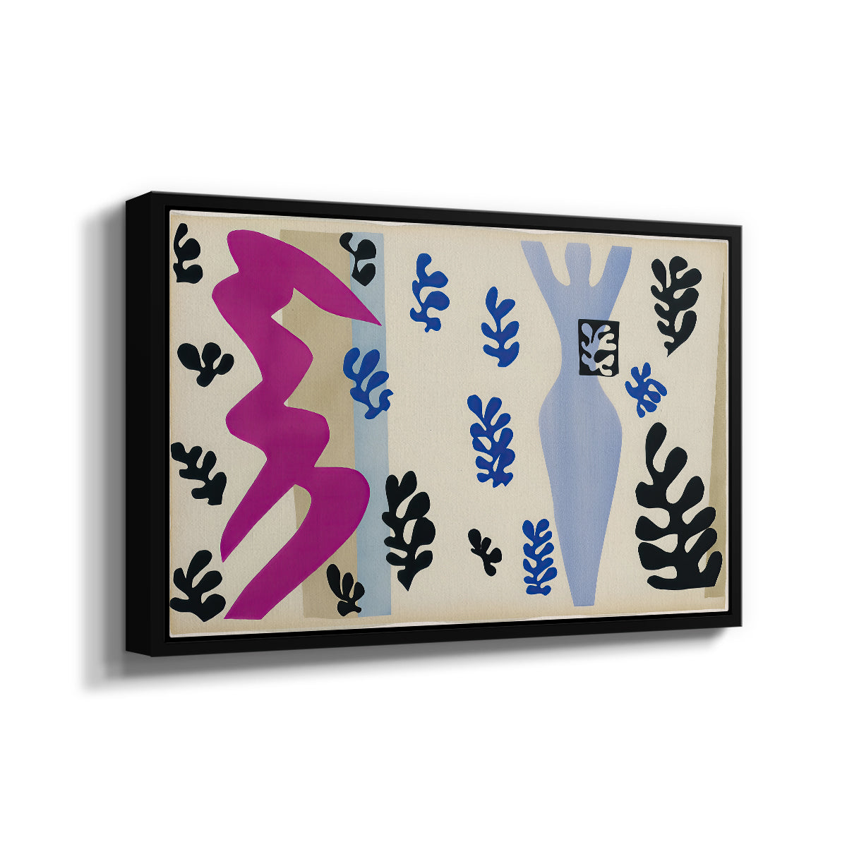 The Knife Thrower (Le lanceur de couteaux), from Jazz, 1947 - Floater Framed Canvas Print