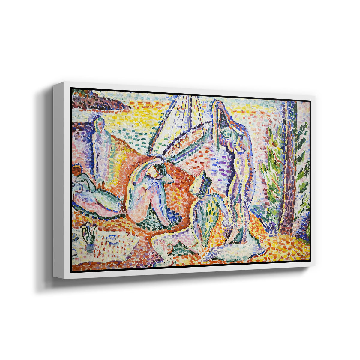 Luxe, Calme et Volupté, 1904 - Floater Framed Canvas Print