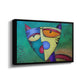 Celestial Cat - Floater Framed Canvas Print