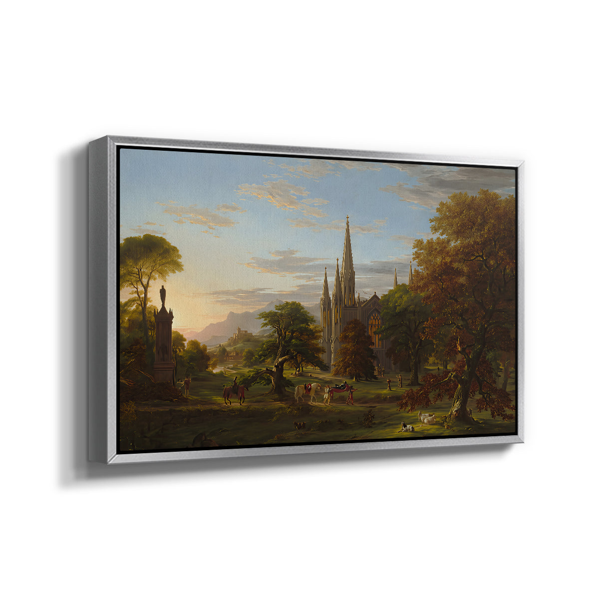 The Return, 1837 - Floater Framed Canvas Print