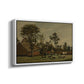 Farmhouse, c. 1865-1875 - Floater Framed Canvas Print