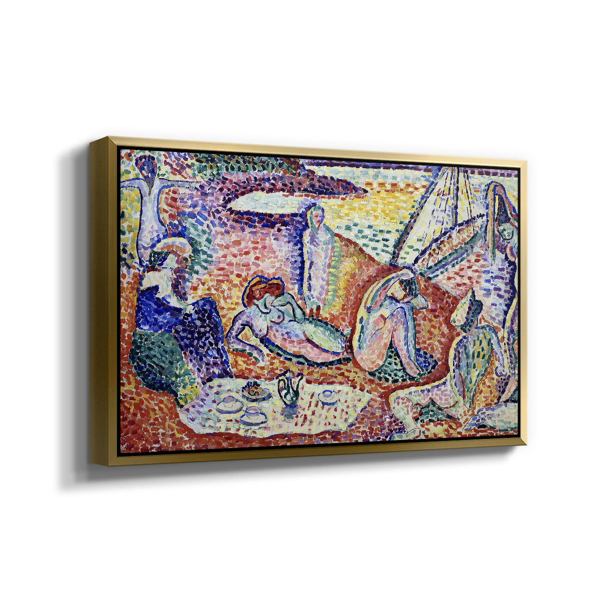 Luxe, Calme et Volupté, 1904 - Floater Framed Canvas Print
