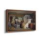 The Maternity Room (Scene from "Barselstuen"), 1845 - Floater Framed Canvas Print