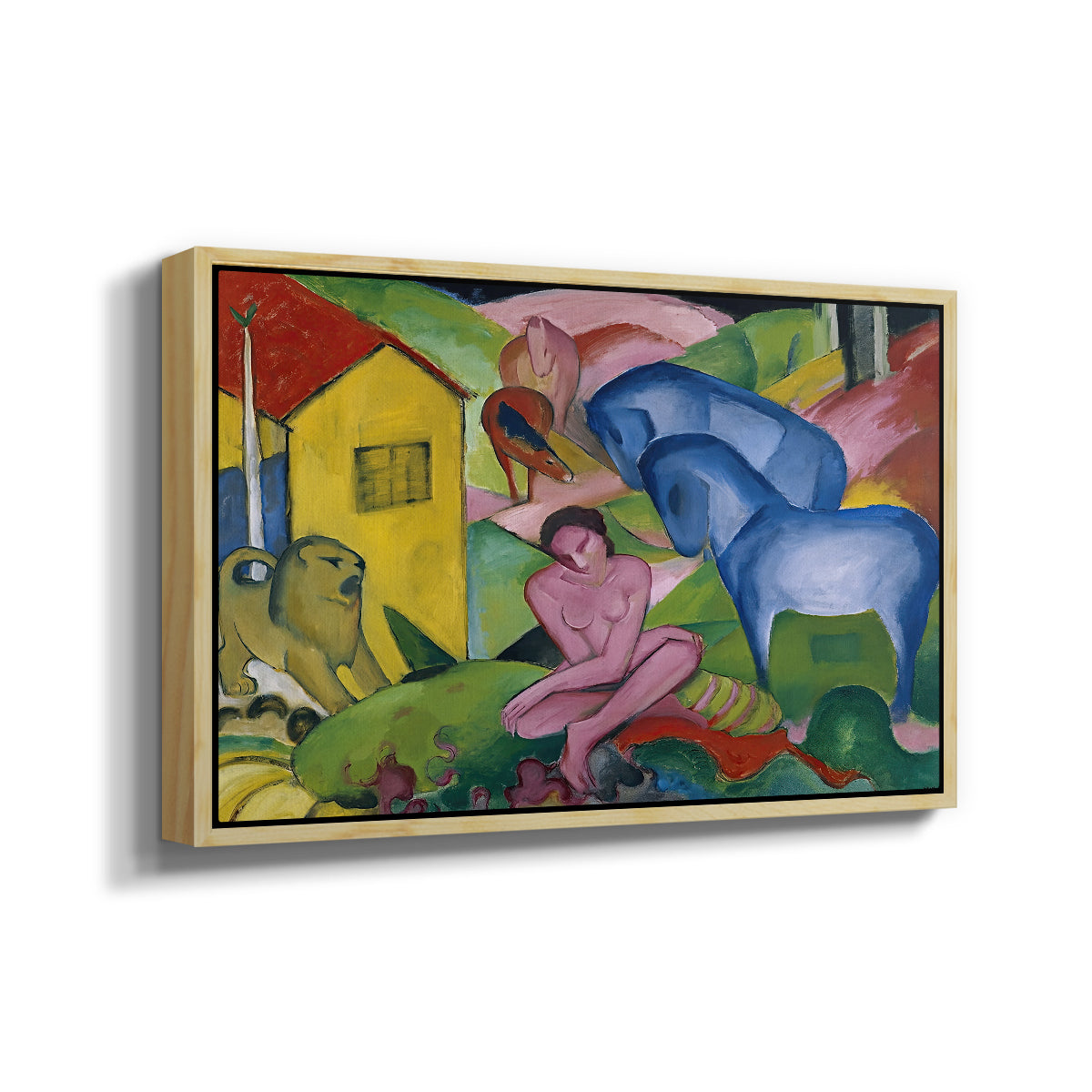 The Dream, 1912 - Floater Framed Canvas Print