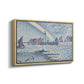 Entrance to the Port of Honfleur, 1899 - Floater Framed Canvas Print