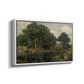 Forest of Fontainebleau, 1846 - Floater Framed Canvas Print