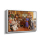 The Finding of the Saviour in the Temple, 1854-1860 - Floater Framed Canvas Print