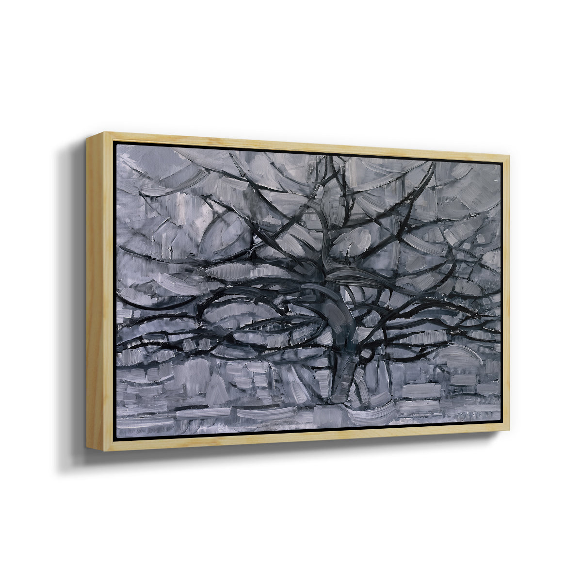 The Gray Tree, 1911 - Floater Framed Canvas Print