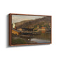 Landingsbrygge Husvik, Drøbak, 1875 - Floater Framed Canvas Print