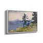 North Woods Club, Adirondacks, 1892 - Floater Framed Canvas Print