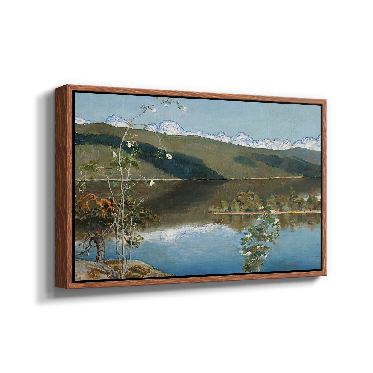 Thunderclouds on the Horizon, 1897 - Floater Framed Canvas Print