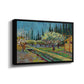 Orchard in Blossom, Bordered by Cypresses, 1888 - Floater Framed Canvas Print