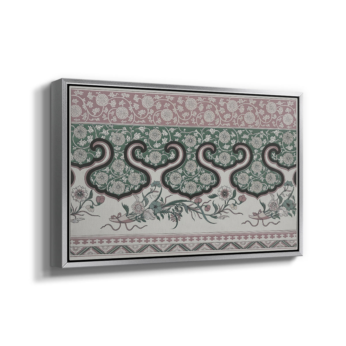 Examples of Chinese Ornament, Pl. LXXVI, 1867 - Floater Framed Canvas Print