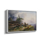 An Alpine Farm on the Untersberg, 1835 - Floater Framed Canvas Print