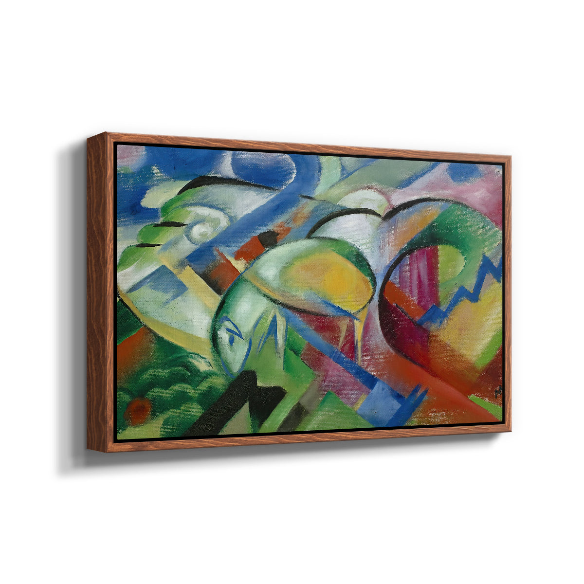 The Sheep, c. 1913-1914 - Floater Framed Canvas Print