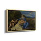 The Aldobrandini Madonna, 1532 - Floater Framed Canvas Print