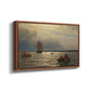 From the Inlet of Oslo, 1874 - Floater Framed Canvas Print