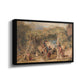 Figures and Animals in a Vineyard, c. 1829 - Floater Framed Canvas Print