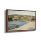 The Riverbank, Les Andelys, 1886 - Floater Framed Canvas Print