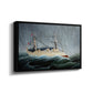A Ship in the Storm, c. 1899 - Floater Framed Canvas Print