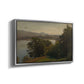 View of the Mondsee, 1870 - Floater Framed Canvas Print
