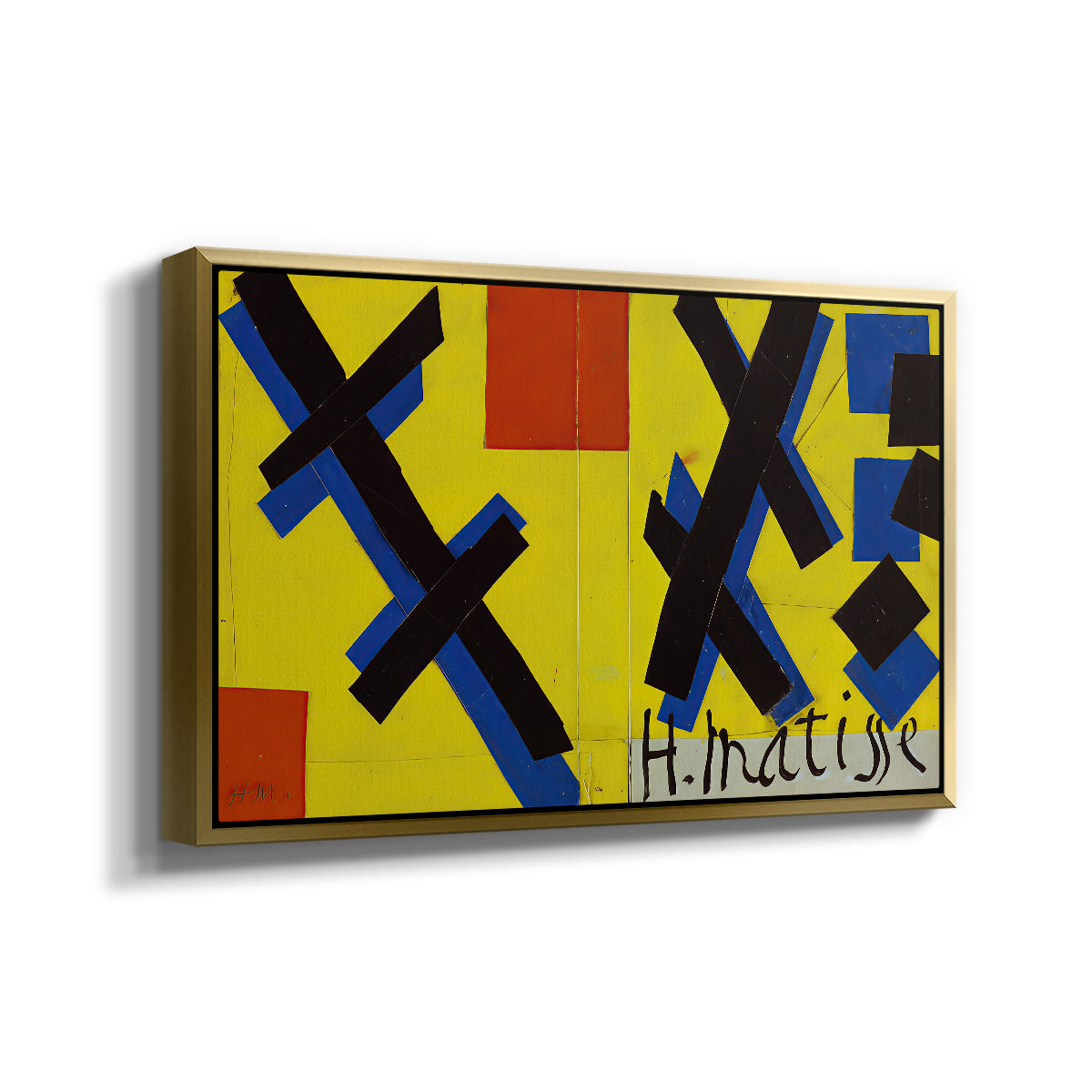 Cover Design for Matisse: His Art and His Public, 1951 - Floater Framed Canvas Print