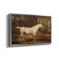 Grey Arabian Stallion, Property of Sir Watkin Williams-Wynn, c. 1817 - Floater Framed Canvas Print