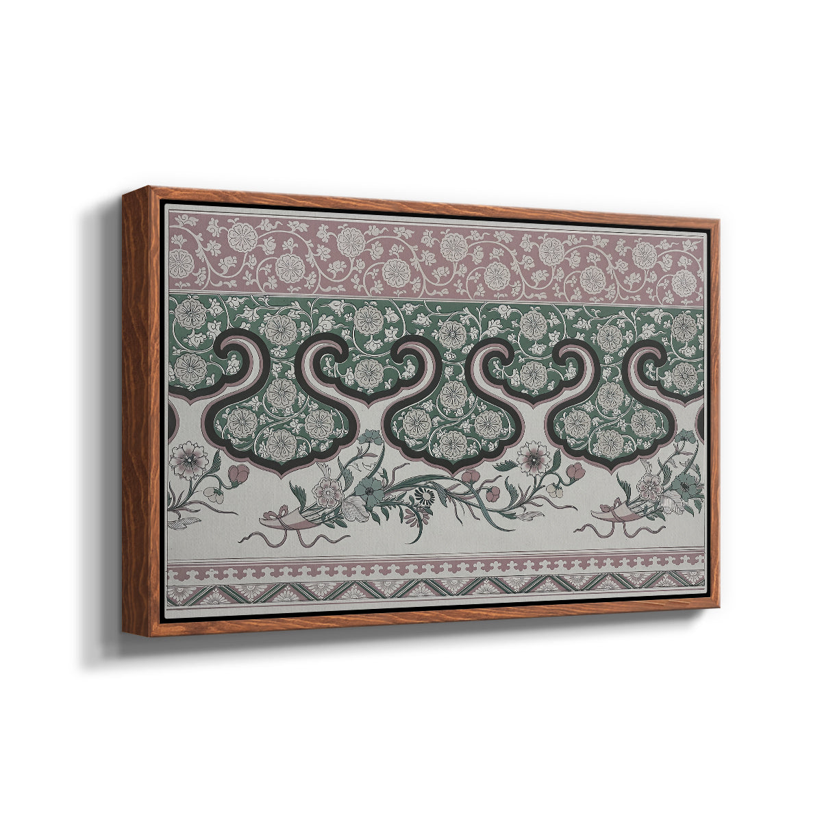 Examples of Chinese Ornament, Pl. LXXVI, 1867 - Floater Framed Canvas Print