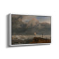 Port Ruysdael, 1827 - Floater Framed Canvas Print