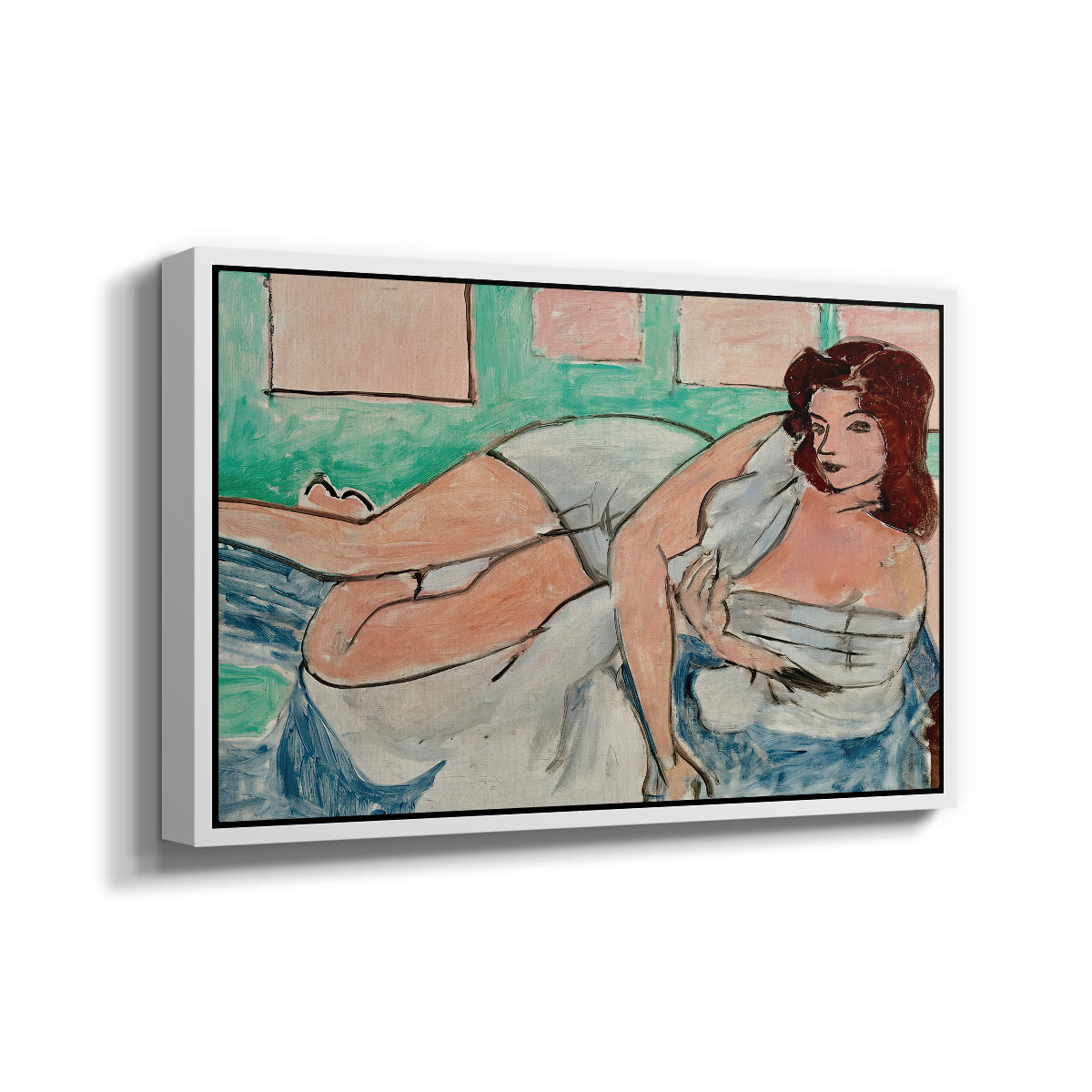 Nude in a Bathrobe (Nu au peignoir), 1941 - Floater Framed Canvas Print