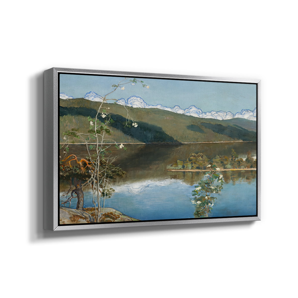 Thunderclouds on the Horizon, 1897 - Floater Framed Canvas Print