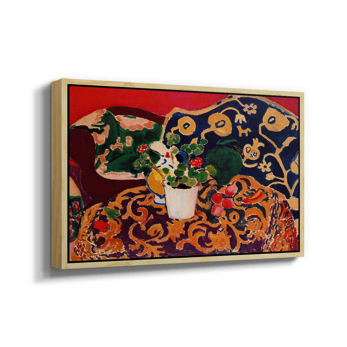 Spanish Still Life, c. 1910 - Floater Framed Canvas Print