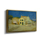 The Yellow House (The Street), 1888 - Floater Framed Canvas Print