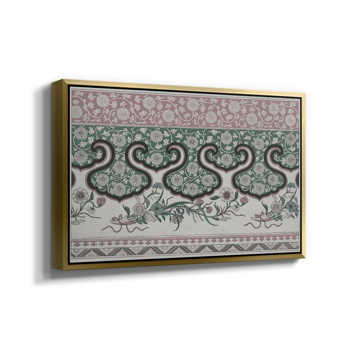 Examples of Chinese Ornament, Pl. LXXVI, 1867 - Floater Framed Canvas Print