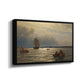 From the Inlet of Oslo, 1874 - Floater Framed Canvas Print