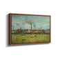 Factories at Clichy, 1887 - Floater Framed Canvas Print