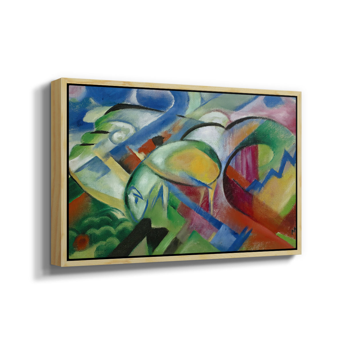 The Sheep, c. 1913-1914 - Floater Framed Canvas Print