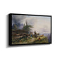 An Alpine Farm on the Untersberg, 1835 - Floater Framed Canvas Print