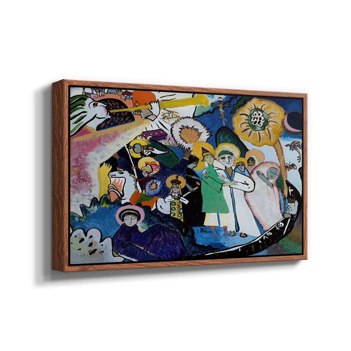 All Saints Day I, 1911 - Floater Framed Canvas Print